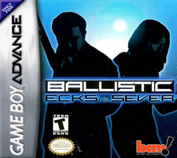 Ballistic Ecks vs Sever box art for GameBoy Advance